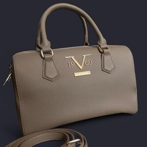 Versace 19v69 Beige Designer Handbag NWOT